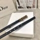 Dior official website synchronization Imported double-sided head layer calfskin leather original rough line design counter high-end quality with Dior exquisite Dior letter buckle Practical for spring, summer, fall and wi