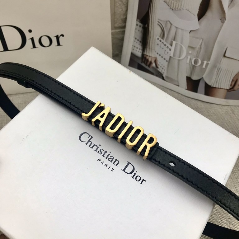 Dior official website synchronization Imported double-sided head layer calfskin leather original rough line design counter high-end quality with Dior exquisite Dior letter buckle Practical for spring, summer, fall and wi