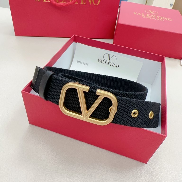 3.0cm Valentino new. Length 75.80.85.90.95.100. European size, original customized beautiful brass buckle [celebrate] [celebrate] [celebrate] [celebrate