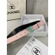 Width 3.0cm Chanel (Chanel) imported soft calf leather support NFC chip official website link   scanning code verification, gold Silver metal grinding rubber steel buckle.