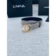 Width 3.0cm Chanel (Chanel) original touch grain cowhide support NFC chip official website link   scanning code verification, gold and silver color diamonds steel buckle.