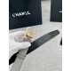 Width 3.0cm Chanel (Chanel) original touch grain cowhide support NFC chip official website link   scanning code verification, gold and silver color diamonds steel buckle.