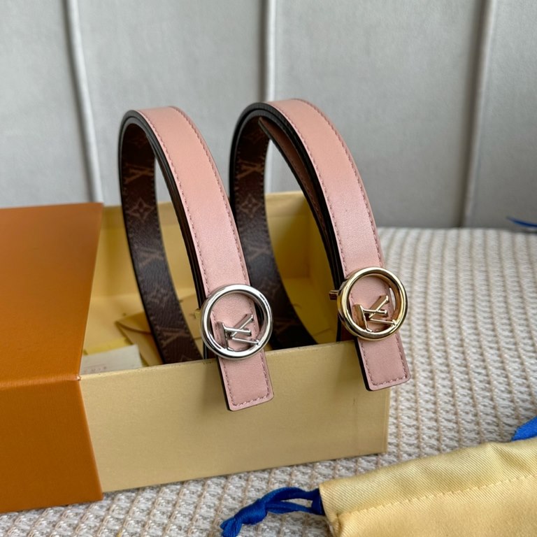 Donkey's new SS23 special limited   Women's belt Width 2cm Customized classic material lined with soft calf leather bottom New open molded logo buckle Multi-color   choice