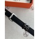 Hermès new Hermès POP-H series palm print black reverse gold brown belt and enamel buckle can be used as a belt waist seal combination thin belt 1.5cm small, beautiful than the previous big H good-looking not afraid of w