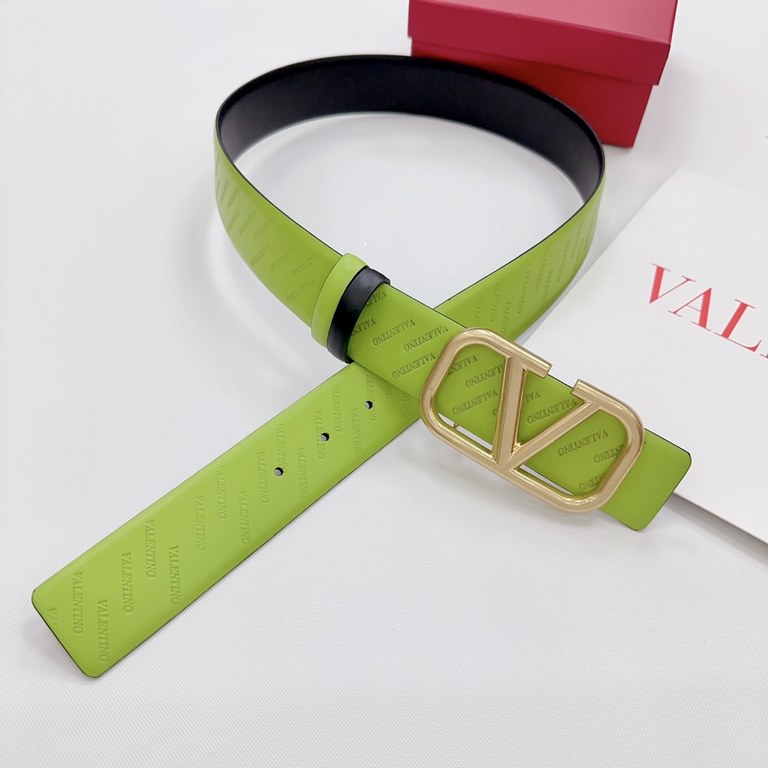 4.0cm Valentino counter new. Double-sided head layer cowhide. Length 75.80.85.90.95.100.105.110 European yards, the original customized drill buckle [celebrate] [celebrate] [celebrate] [celebrate