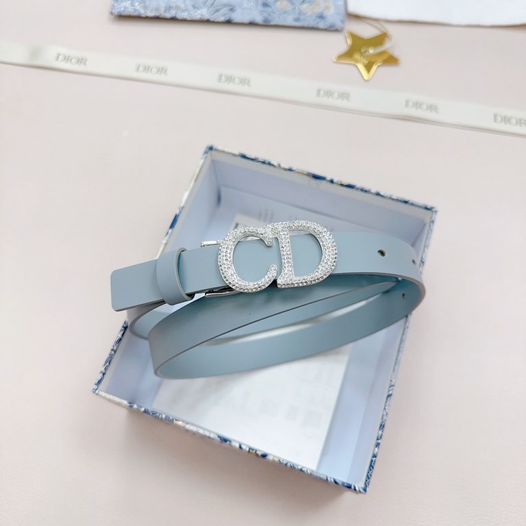 2.0cm Dior official website new. Double-sided head layer calf leather plain. Length 75.80.85.90.95.100... European size, the original customized beautifully drilled copper buckle [celebrate] [celebrate]