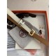 Hermès new Hermès POP-H series milk tea white reverse gold brown Belt and enamel buckle perfect combination can be used as a belt waist seal combination thin belt 1.5cm small, beautiful than the previous big H good-looki