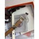 Hermès new Hermès POP-H series milk tea white reverse gold brown Belt and enamel buckle perfect combination can be used as a belt waist seal combination thin belt 1.5cm small, beautiful than the previous big H good-looki