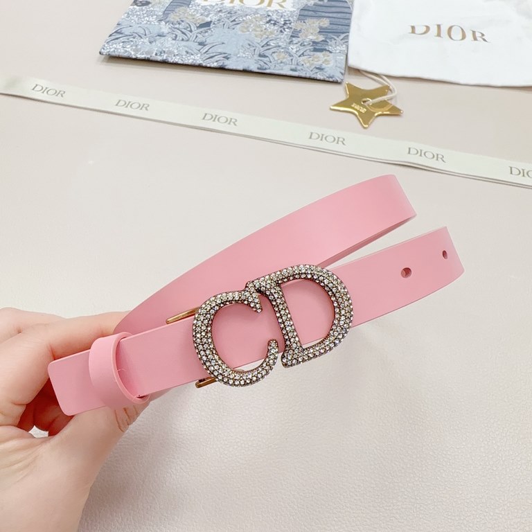 2.0cm Dior official website new. Double-sided head layer calf leather plain. Length 75.80.85.90.95.100... European size, the original customized beautifully drilled copper buckle [celebrate] [celebrate]