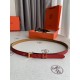 Hermès POP-H Hermès POP-H series, red color, gold brown on the reverse side, belt and enamel buckle, perfect combination, can be used as a belt and waist seal, thin belt 1.5cm, small, beautiful, better than the previous 