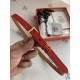 Hermès POP-H Hermès POP-H series, red color, gold brown on the reverse side, belt and enamel buckle, perfect combination, can be used as a belt and waist seal, thin belt 1.5cm, small, beautiful, better than the previous 