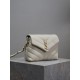 Loulou 20cm-WhiteY family classic explosive models! The most practical and versatile, imported Italian cowhide leather carefully crafted, feel great! The bag is ultra-lightweight, no sense of burden, countless stars and 