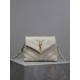 Loulou 20cm-WhiteY family classic explosive models! The most practical and versatile, imported Italian cowhide leather carefully crafted, feel great! The bag is ultra-lightweight, no sense of burden, countless stars and 