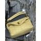 [In stock in secondsLight yellow with gold buttons-               _ quilted lambskin bag, 100% lambskin production, soft and delicate feel, as if embracing the clouds   like feeling; classic Y family logo, chain and grom