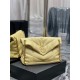 [In stock in secondsLight yellow with gold buttons-               _ quilted lambskin bag, 100% lambskin production, soft and delicate feel, as if embracing the clouds   like feeling; classic Y family logo, chain and grom