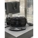 Black patent leather with black buckle_              Top imported cowhide leather camera bag, ZP open molded and typed to be exactly the same! Very delicate! With fashion tassel charm! Leather inside and outside, the bag