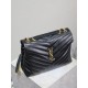 Loulou 32cm-Black with Gold BuckleY family classic explosive models! The most practical and versatile, imported Italian cowhide leather carefully crafted, feel great! The bag is ultra-light weight, no sense of burden, co