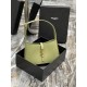 [In stock in seconds][Original Leather]   avocado green plain_SpringSummer 2022 New Underarm Bag Le5A7 BagStrongly recommend   one of this year's treasure bags! Minimalist shape   metal logo Buckle closure design Adjusta