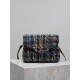 Loulou 20cm-Colorful tweed with cowhide leatherY's classic style! The most practical and versatile, imported Italian cowhide leather carefully crafted, feel great! The bag is ultra-lightweight, not the slightest sense of