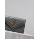 Gray Gold Button Caviar_woc small size envelope bag is coming, when it comes to envelope bag, this one from Y family must have the name! The whole bag is made of Italian cowhide leather, with a three-dimensional shape an