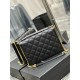 Becky_26cm Black#Becky quilted lambskin chain bag.This bag is one of the most beautiful pieces in the Love at First Sight collection! The diamond-shaped quilted pattern gives off a diamond-like luster! The gold Y logo st