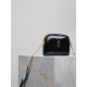 Black gold buckle patent leather-GABY_Chain BagY this shell bag is too good looking Soft and comfortable lambskin, very vintage flavor is also very texture, curved shape exquisite craftsmanship! You can put your keys, li