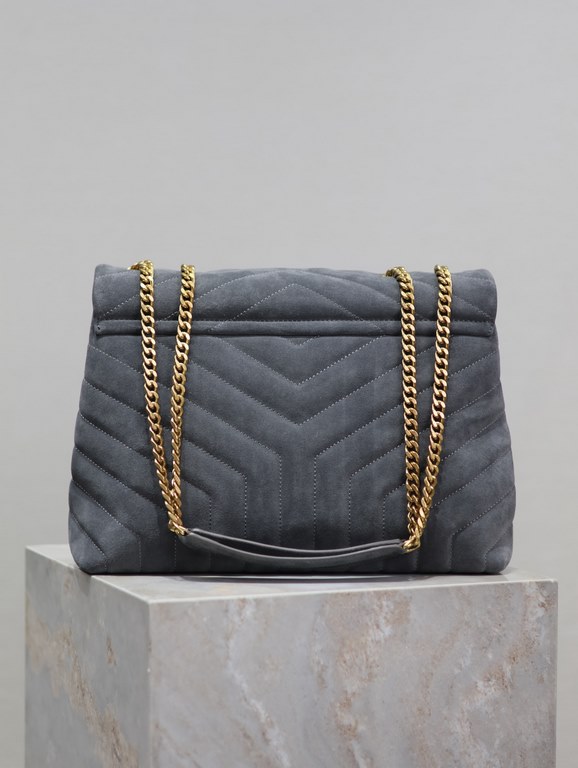 Loulou 32cm-Dark Gray FrostedY family classic explosive models! The most practical and versatile, imported Italian cowhide leather carefully crafted, feel great! The bag is ultra-lightweight, not the slightest sense of b