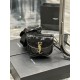 [NEW] Black Gold Buckle Patent Leather_Y's introduces a new saddle bag     , rounded and compact appearance is simple and     , with glossy patent cowhide leather with a gold logo logo clasp for a striking look! The smal