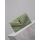 Avocado Green Gold Button Caviar _woc small size envelope bag is coming, when it comes to envelope bag, this one from Y family must have the name! The whole bag is made of Italian cowhide leather with a three-dimensional