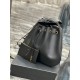 [In-stock]Flat Hobo bag_Y's Full Leather Drawstring BagShoulder Bag All leather design of this simple bag has a more sophisticated sense of fashionable special ~ drawstring very  , the first look on the second was plante