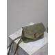 Loulou 20cm-Army Green FrostedY family classic explosive models! The most practical and versatile, imported Italian cowhide leather carefully crafted, feel great! The bag is ultra-lightweight, not the slightest sense of 