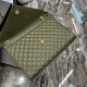 [In stock in seconds]#Envelope# olive green with gold buckleLarge grained embossed quilted leather envelope bagClassic is timeless, the beauty of the V grain quilted diamond caviar pattern, Italian cowhide leather with e