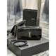 NEW] Black Gold Buckle Patent Leather _       When it comes to the hottest bags of the past two years, there must be the name of the underarm bag! A thin shoulder strap to carry up, the bag just clamped in the armpit pos