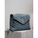 Loulou 32cm-Blue FrostedY family classic explosive models! The most practical and versatile, imported Italian cowhide leather carefully crafted, feel great! The bag is ultra-light weight, no sense of burden, countless st