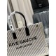 [In stock in seconds] Summer limited striped cotton and linen models _Rive Gauche Tote Bag, the left bank shopping bag  , from customized cotton and linen material to the logo process, every detail I ask for perfection! 