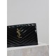 Black gold buckle patent leather_MONOGRAM_Envelope Bag. Super practical a small bag, the most classic style, upgrade the most advanced version, 100% Italian calf leather with fine handmade; customized metal Y family logo