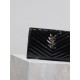 Black gold buckle patent leather_MONOGRAM_Envelope Bag. Super practical a small bag, the most classic style, upgrade the most advanced version, 100% Italian calf leather with fine handmade; customized metal Y family logo