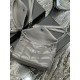 New] Gray with Silver Buckle-Loulou puffer_quilted lambskin bag, 100% lambskin production, soft and delicate feel, as if embracing the clouds   like feeling; classic Y family logo, chain and grommet hardware are made of 