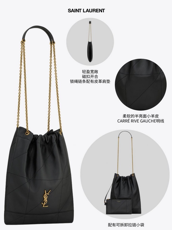 Drawstring chain can be retracted to create different styles