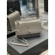 [In stock in seconds]              #Silver buckle in gray #Unbeatable classic crocodile print sunset bag! Out for such a long time the heat is still unabated, it can be seen that it is loved to an extraordinary degree! H