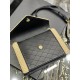 [In stock in secondsGABY mini_ Quilted Textured Envelope BagSheepskin with woven modelMade of Italian lambskin, full leather inside and out, with fine handmade carefully, exclusive customized metal Y family logo highligh