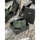 [In stock in seconds][Original Leather] Dark Green Crocodile _2021 spring and summer new underarm bag Le5A7 BagStrongly recommend   one of the treasure bags this year! Minimalist shape   metal logo Buckle closure design 