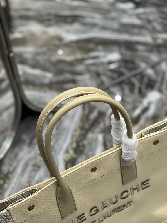 [Spot seconds to send]Rive Gauche Tote Bag, left bank shopping bag  , from custom linen material to hardware in to the embroidery process, every detail I demand perfection! zp purchased open mold customization, honestly,