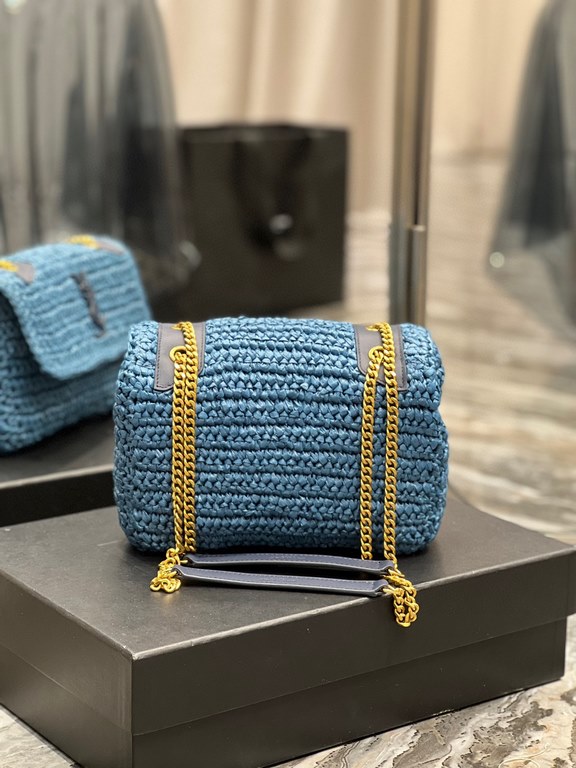 [In stock in seconds]  straw woven bag fast fallNiki woven bag to la~Full of artistic atmosphere , Raffia grass weaving is very solid, super texture, French lazy wind, daily with private clothes will not be wrong single 