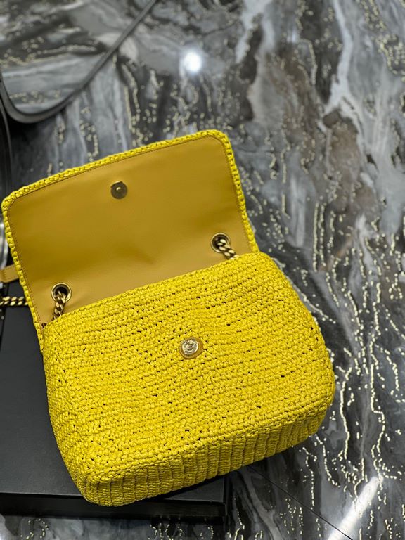 [In stock in seconds]  straw woven bag fast fallNiki woven bag to la~Full of artistic atmosphere , Raffia grass weaving is very solid, super texture, French lazy wind, daily with private clothes will not be wrong single 