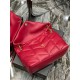 [In stock in secondsRed with gold buttons-               _ quilted lambskin bag, 100% lambskin production, soft and delicate feel, as if embracing the clouds   like feeling; classic Y family logo, chain and grommet hardw