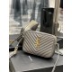 [In Stock Seconds]    Camera Bag_Gray Gold BuckleTop imported Italian cowhide with frosted leather camera bag, Hong Kong purchased zp open molding and typing, to do exactly the same! Very delicate! Adjustable shoulder st