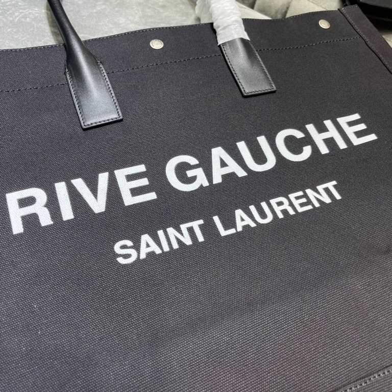 [Spot seconds to send]Rive Gauche Tote Bag, left bank shopping bag  , from custom linen material to hardware in to silk screen, every detail I demand perfection! zp purchased open mold customization, seriously, this is t