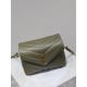 Loulou 20cm-GreenY family classic explosive models! The most practical and versatile, imported Italian cowhide leather carefully crafted, feel great! The bag is ultra-light weight, not the slightest sense of burden, coun