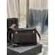 [In stock in seconds]             Black patent leather with gold buckle_Manhattan Manhattan baguette bag counter revamped the latest version of the full leather interior, calling out a sense of high class! It is a change